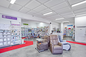 gamme de produits confort fauteuil releveur moteur dispositif médical